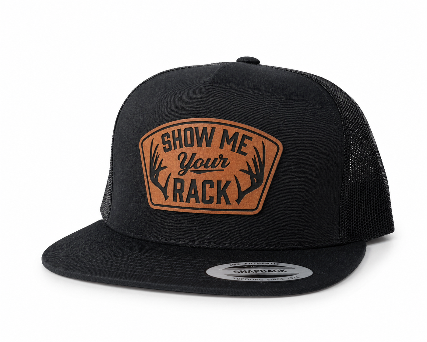 Show Me Your Rack Snapback Trucker Hat Unisex