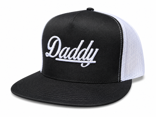 Daddy 3D Embroidery Snapback Trucker Hat Unisex