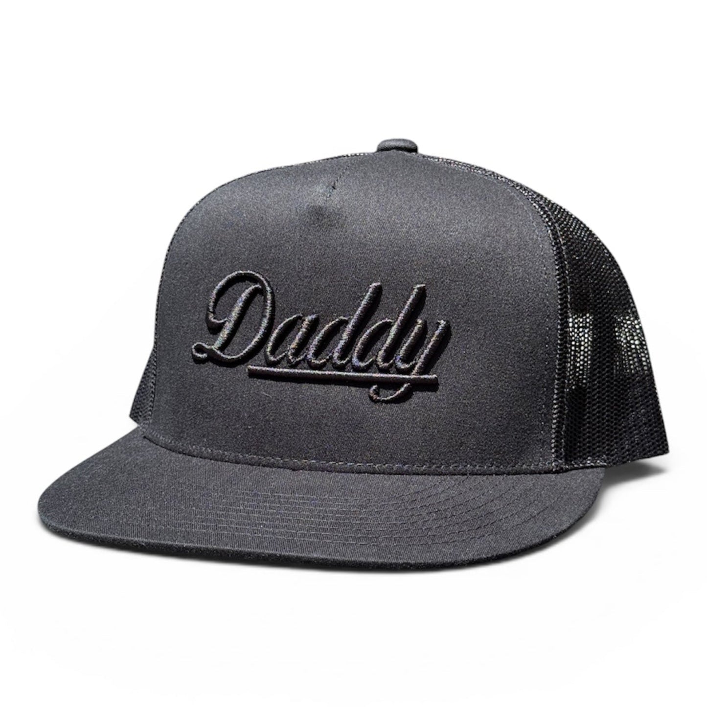 Daddy 3D Embroidery Snapback Trucker Hat Unisex